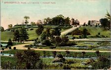 Springfield MA Massachusetts Lily Ponds Forest Park Postcard POSTED 1909 picture