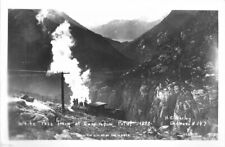Alaska Anchorage White Pass Train Inspiration Barley RPPC Photo Postcard 22-3216 picture