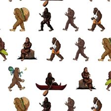 2-Pack 28x30 inch Sheet Wrapping Paper: Bigfoot Sasquatch Funny Gift Wrap (camp) picture