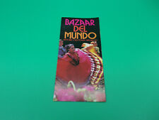 Brochure 1970's Bazaar Del Mundo old town San Digo Calif w/ map picture