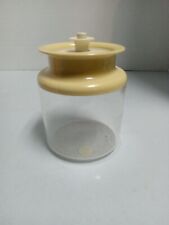 Vintage Tupperware 2 1/4 Cups With Cream Colored Lid Storage Canister picture