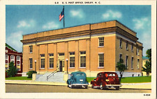Postcard U. S. Post Office Shelby North Carolina Linen Unposted picture
