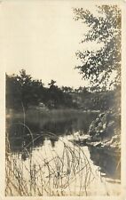 Lake River Stream Water circa 1900s RPPC Postcard picture