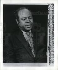 1970 Press Photo James Farmer Highest Ranking Black in the Nixon Administration picture