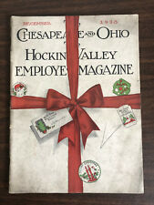December 1928 Chesapeake and Ohio Railway The Hocking Valley Employees Magazine picture