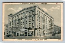 DuBois, General Pershing Hotel Harris Theater VintagePennsylvania c1943 Postcard picture