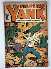 Fighting Yank #11 1945  (GD/VG) Schomburg art - Bondage cover, Hitler appearance picture