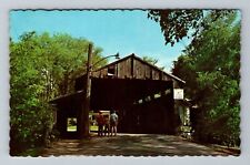 Waitsfield VT-Vermont, Old Covered Bridge, Vintage Postcard picture