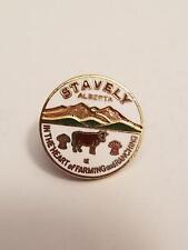 Stavely Alberta In the Heart of Farming and Ranching Lapel Pin 3385 picture