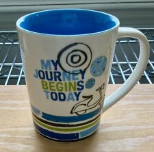 Starbucks My Journey Begins Today Coffee Latte Cup Mug Great Colors 14 oz 2008  picture