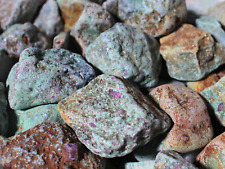 Ruby Fuchsite - Rough Rocks for Tumbling - Bulk Wholesale 1LB options picture