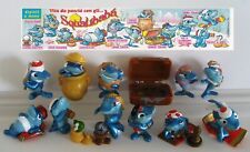KINDER FERRERO SURPRISE SEABASS SQUALIBABA BLUE SHARKS 10x FIGURES CAKE TOPPERS picture