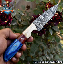 CSFIF Custom Forged Skinner Knife Twist Damascus Mixed Material Gift Rare picture
