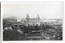 RPPC Postcard Plaza de Armas Lima Peru  picture