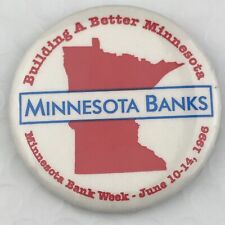Minnesota Banks 1996 Vintage Pin Button Pin-back picture