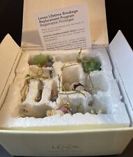 Lenox Happy Birthday Miniature Ornaments Set of 12 with Orig. Box- READ Rare picture