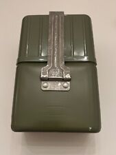 Army Vintage Military Green Canteen NE DRZATI NA VATRI with Silverware picture
