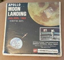 Sealed HTF B663 NASA's Apollo Project Moon Landing 1969 view-master Reels Packet picture