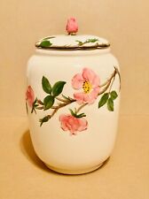 Vintage Franciscan Desert Rose Jar Canister with lid picture