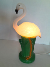 Vintage White Famimgo Blomold  Lamp / 15
