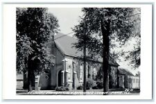 c1940s St. John Evangelical Reformed Church Pana Illinois IL RPPC Photo Postcard picture