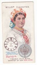 1908 Trade Card of TIME & MONEY Card in RUSSIA Russian Rouble picture