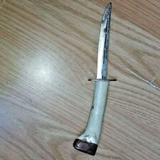 Beautiful Handmade Bone Handle Knife. Thin Blade, Fillet picture