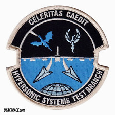 USAF HYPERSONIC SYSTEMS TEST BRANCH -DOD -ARNOLD AFB, TN- ORIGINAL VEL PATCH picture