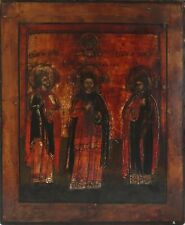 Antiques, Orthodox, Russian icon: SELECTED SAINTS picture