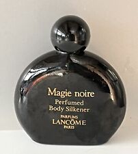 Vintage Magie Noire Lancome Paris Perfumed Body Silkener Black Bottle 28ml AS IS picture