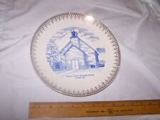 Vintage WESLEY CHAPEL METHODIST CHURCH Commemorative Plate FOUNDED 1835 picture
