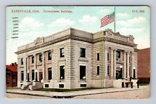 Zanesville OH-Ohio, Government Building, Advertisement, Vintage c1924 Postcard picture