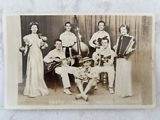 Vintage RPPC Real PHOTO POST CARD MERRY MELODY MAKERS 1940s BAND PA Area picture
