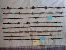 Antique Barbed Wire, 8 DIFFERENT PIECES, Excellent starter bundle #Bdl 70 picture