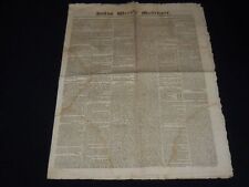 1820 DEC 29 BOSTON WEEKLEY MESSENGER NEWSPAPER - MASSACHUSETTS CONVENTION - K 68 picture