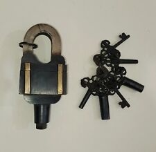 Tricky Lock Vintage Theme Brass Puzzle Lock with 06 Keys Fully Functional AJ057 picture