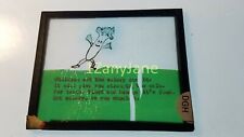 DGH Glass Magic Lantern Slide Photo EAT THE CELERY STALK IT WILL GIVE picture