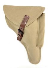 GERMAN AFRIKA KORPS P08 LUGER HOLSTER WW2 marked Otto Graf Leipzig 1942 picture
