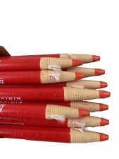 NOS New 10 Berol Blaisdell Red Pencils 165T Paper Wrapped China Markers USA picture