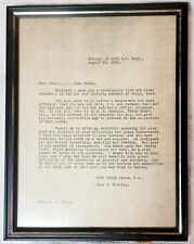 Civil War Letter ~ Death Notification To Widow ~ A Neat 