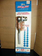 Vintage Channellock Adjustable Socket Wrench Kit 906K NEW Old Stock sealed 1986 picture