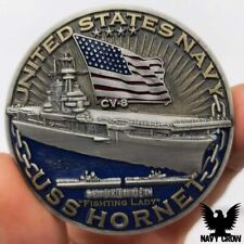 USS Hornet CV-8 Aircraft Carrier Warships of World War 2 75th Anniversary Coin picture