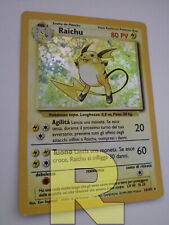 Raichu® 14/102® Rare Holo Foil® Pokemon® Italian® Good+ Base Set picture