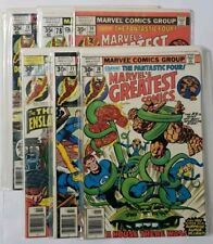 Marvel's Greatest Comics (1969) #70-71, #73-74, #78-79; Six Issues, GD-VG picture