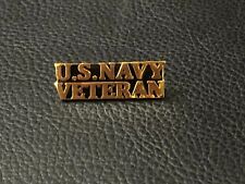 U.S. NAVY VETERAN pin - NEW military veteran carrier submarine destroyer pin picture