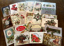 Lot of 22 ~Vintage Antique ~Christmas Postcards~Early 1900's~ in Sleeves~h975 picture