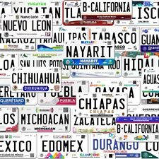 Mexico Any State Any Name Customized Novelty Auto License Plate Set-A picture
