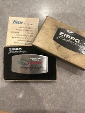 RARE 1960s VINTAGE INTRODUCING THE NEW ZIPPPO Pocket Knife Colorful Graphic NMIB picture