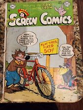 REAL SCREEN COMICS #67 dc 1953 FOX AND THE CROW Funny animal golden age cartoon picture