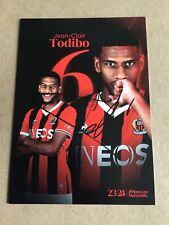 Jean-Clair Todibo, France 🇫🇷 OGC Nice 2023/24 hand signed picture